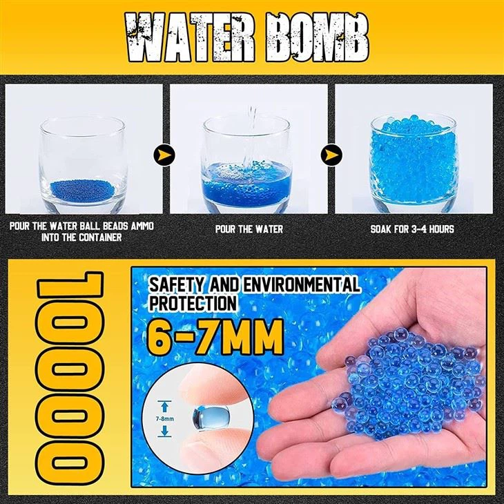Children Gift Gel Ball Toy Gun view 3