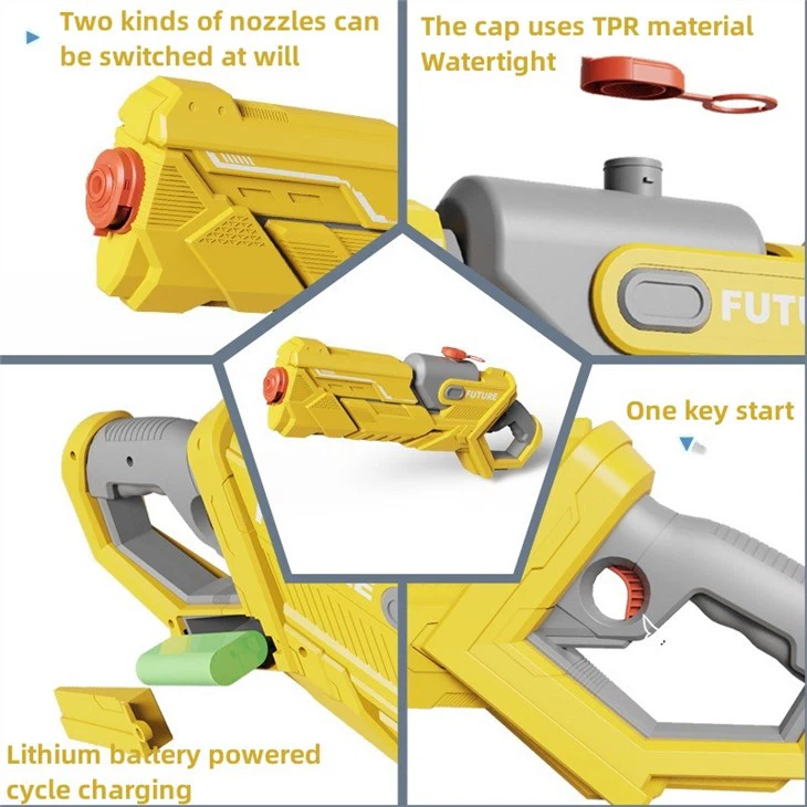 3 Water Spray Modes Electric Water Gun view 4