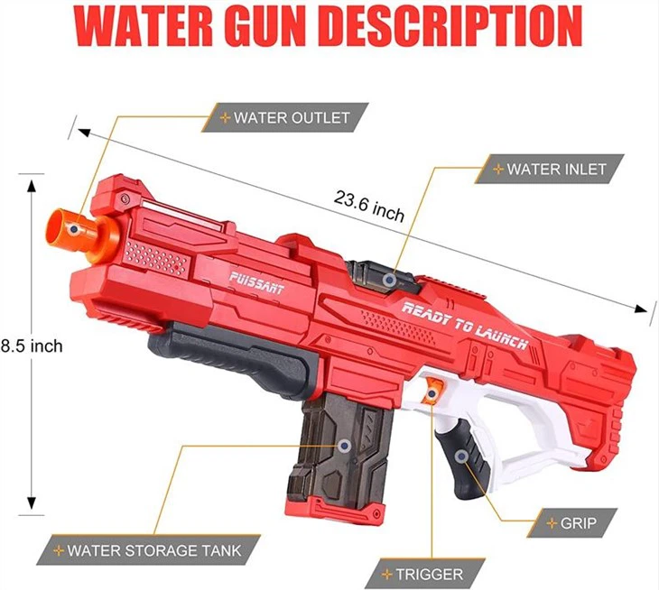 Summer Hot Toy 30ft Range Electric Water Gun view 3