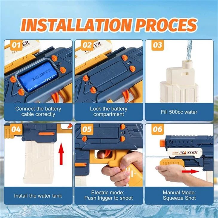 Electric Water Soaker Gun Toy view 3