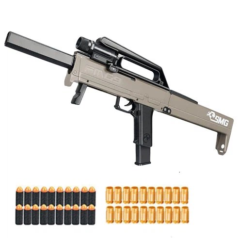 Bulk Fold Soft Bullet Submachine Gun With Soft Bullet Toys For Kid - MOQ 5CTNS