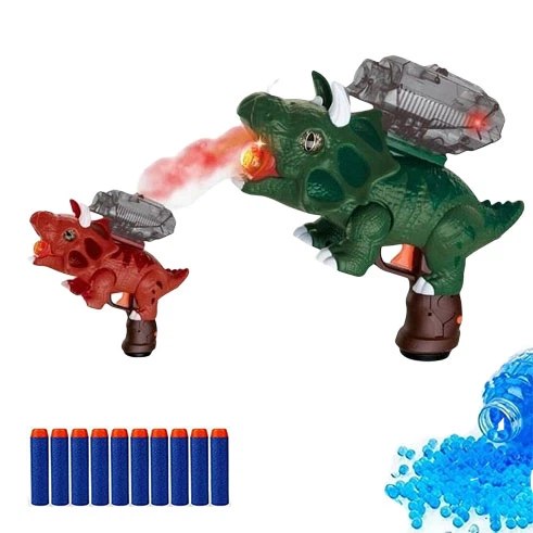 Bulk New Product Cool Light Dinosaur Electric Spray Toy 2N1 - MOQ 5CTNS