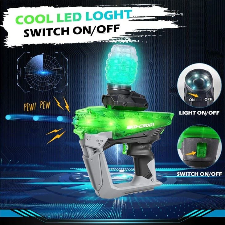 SKD Luminous Gun Gel Blaster(Green) view 3