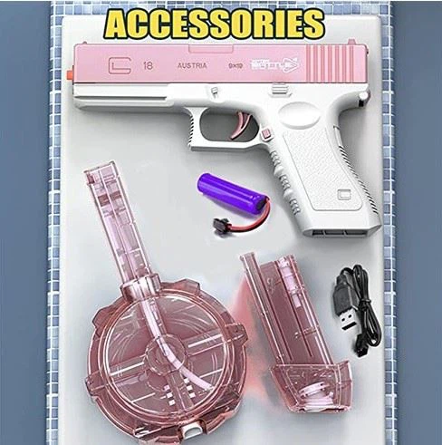 Two Water Tank Water Gun Toy for Kids view 3