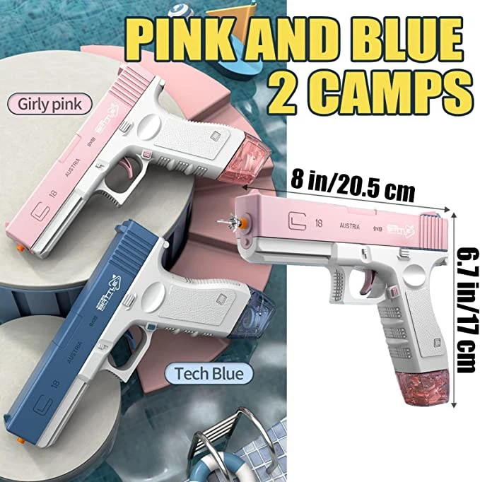 Two Water Tank Water Gun Toy for Kids view 2