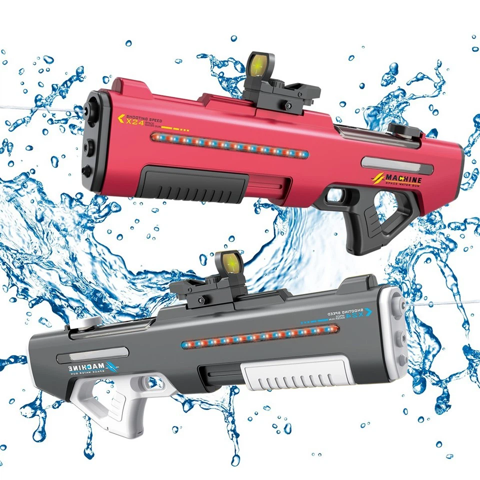 Automatic Suction Electric And Manual Shooting Water Gun With Lighting view 4