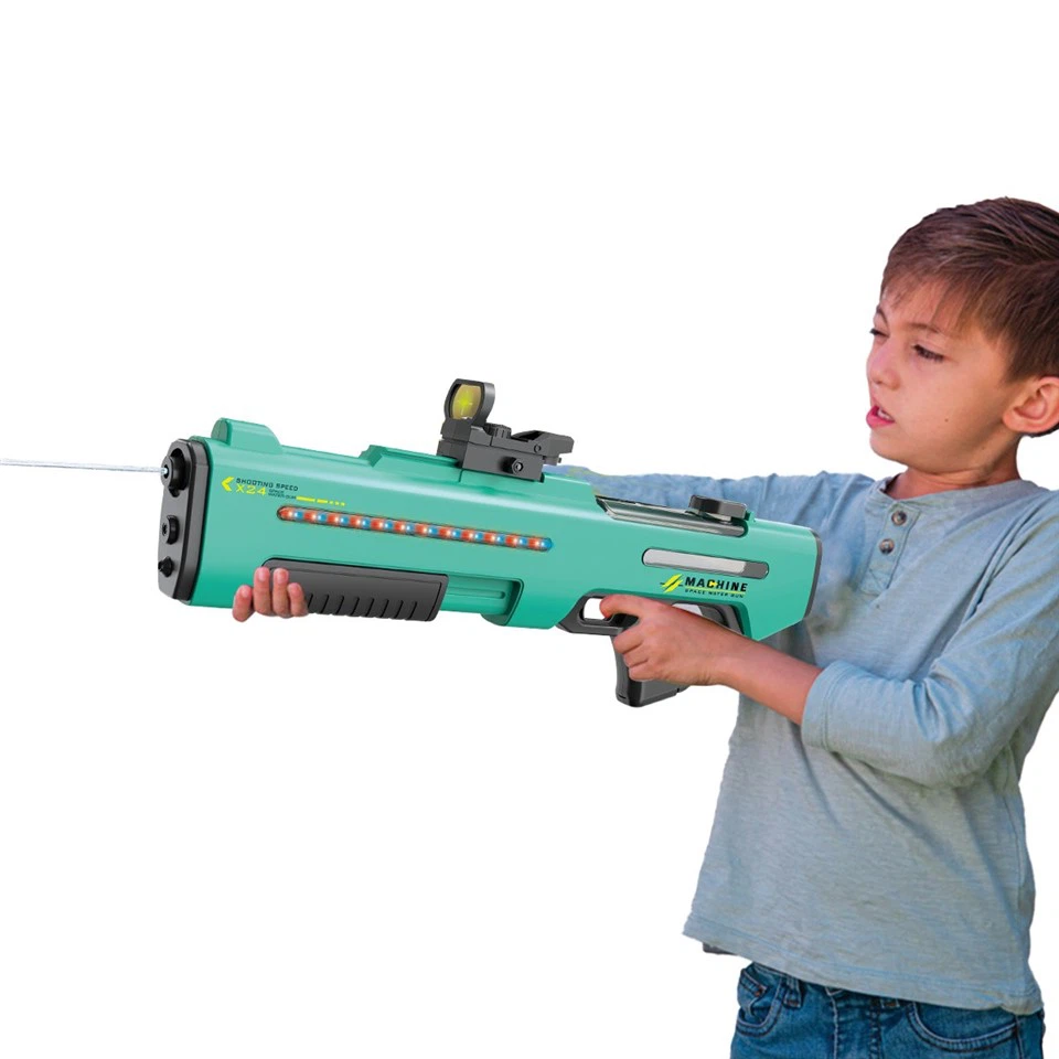 Automatic Suction Electric And Manual Shooting Water Gun With Lighting view 6