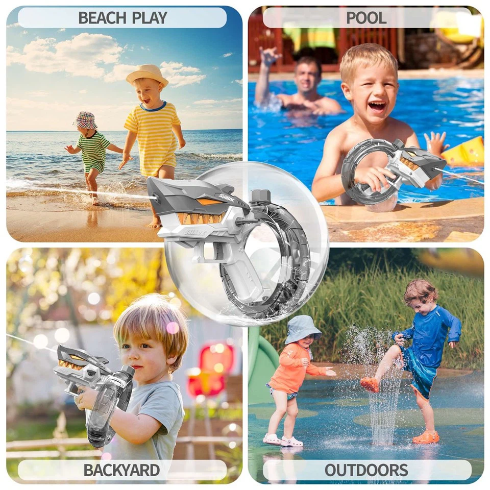 Cool Shark Shape Electric Water Gun view 5