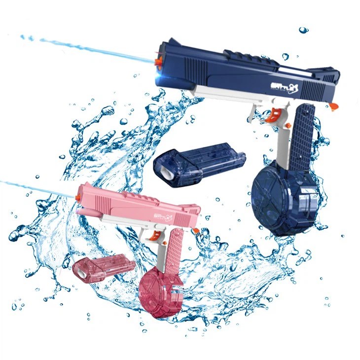 Bulk M1911 pistol Electric Water Gun Light Bullet Drum Version + Magazines - MOQ 5CTNS