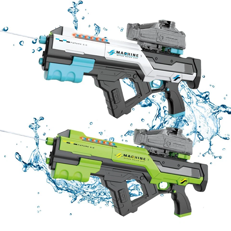 Bulk Electric Water Gun With Automatic Water Absorption And Light - MOQ 5CTNS