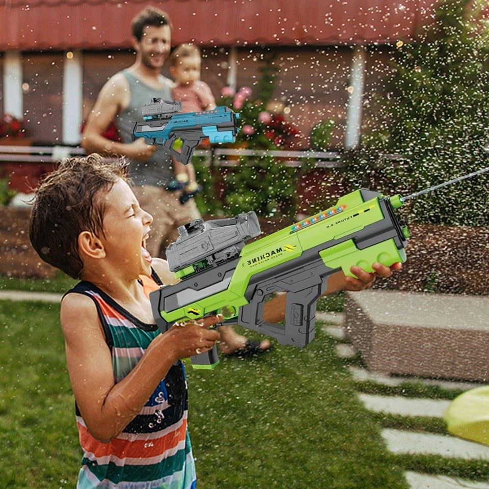 Electric Water Gun With Automatic Water Absorption And Light view 6