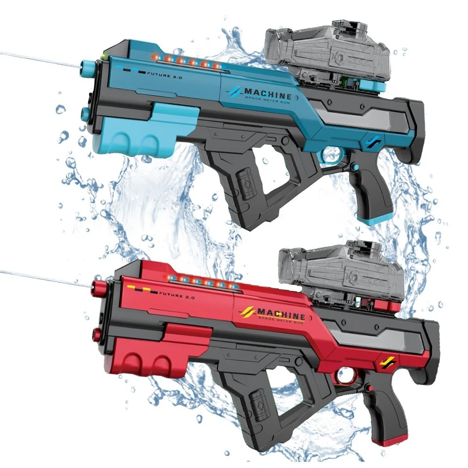 Electric Water Gun With Automatic Water Absorption And Light view 2