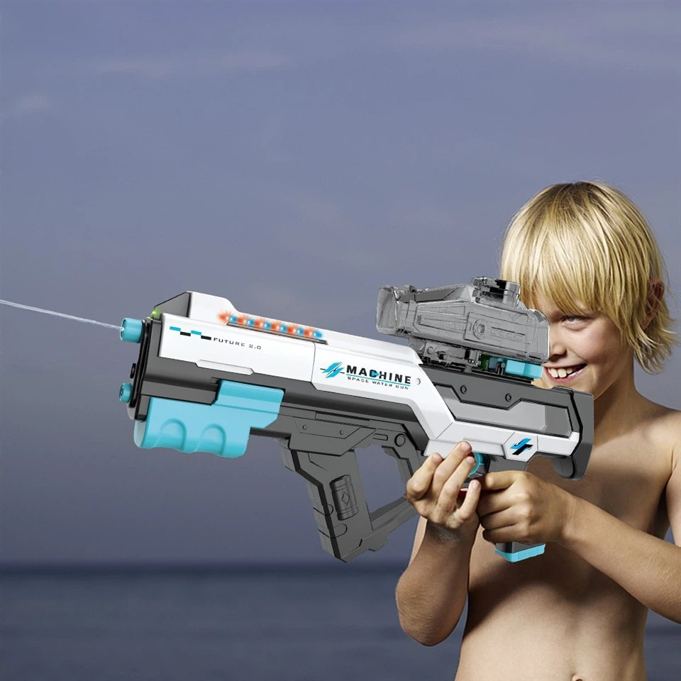 Electric Water Gun With Automatic Water Absorption And Light view 4
