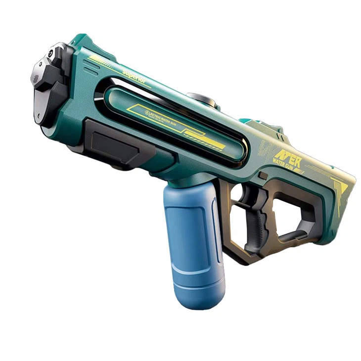 Hand to body integrated electric water gun with LED light view 2
