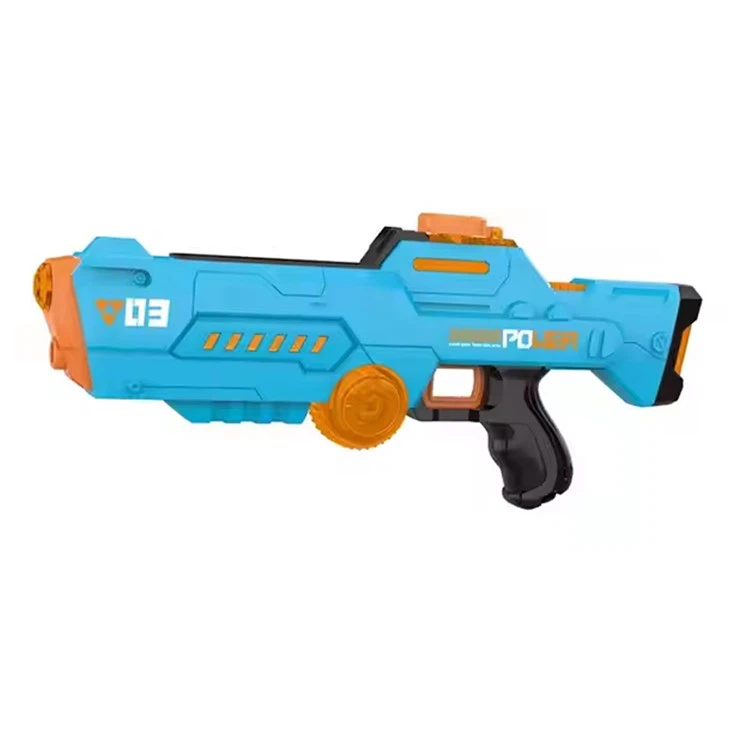Light emitting muzzle, automatic water absorbing gun body, light emitting electric water gun view 2