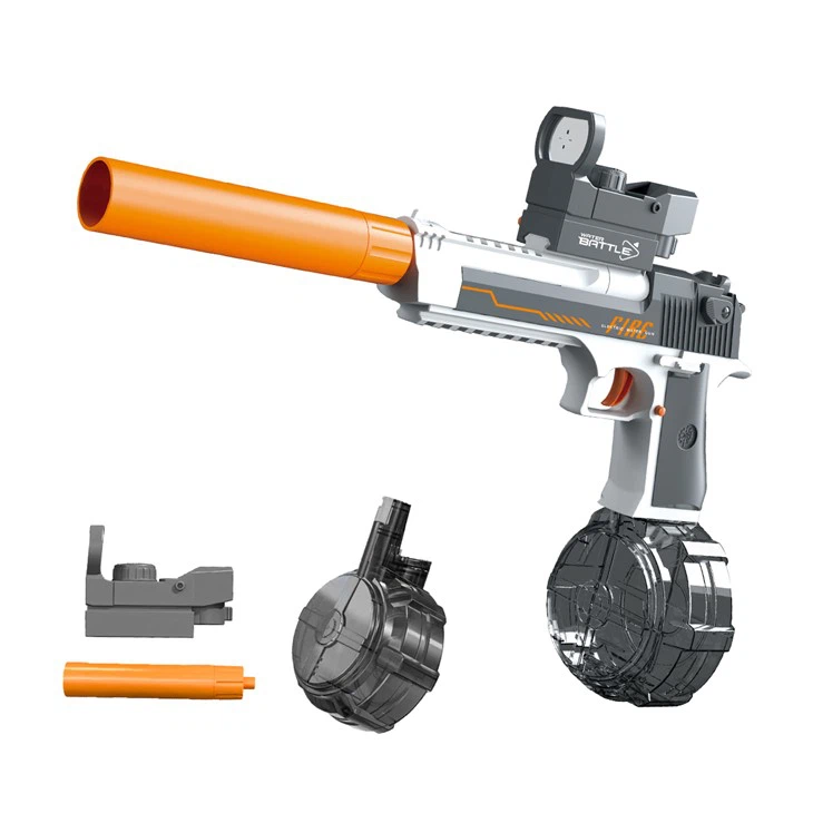 425ml Pistol Automatic Electric Water Blaster Transparent/solid color view 6