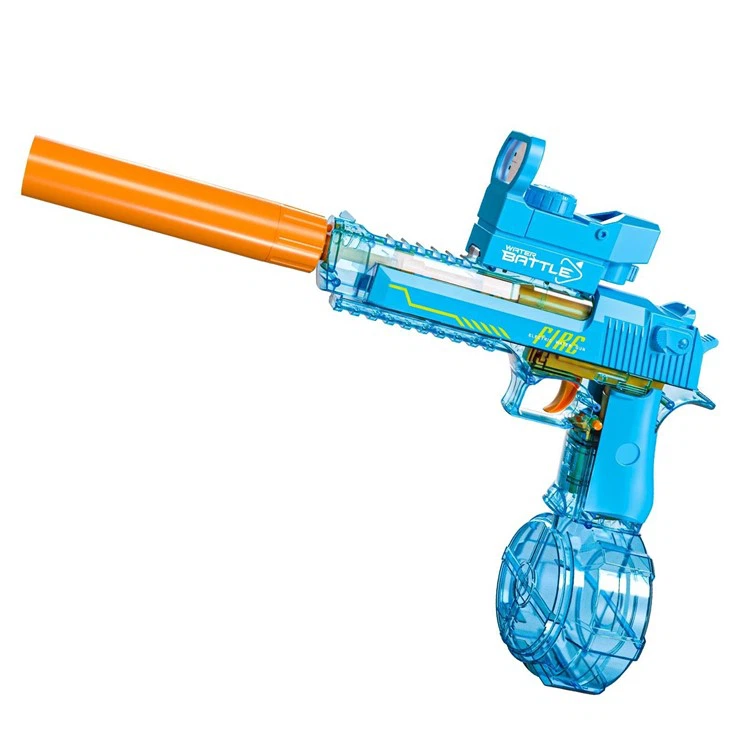 425ml Pistol Automatic Electric Water Blaster Transparent/solid color view 3