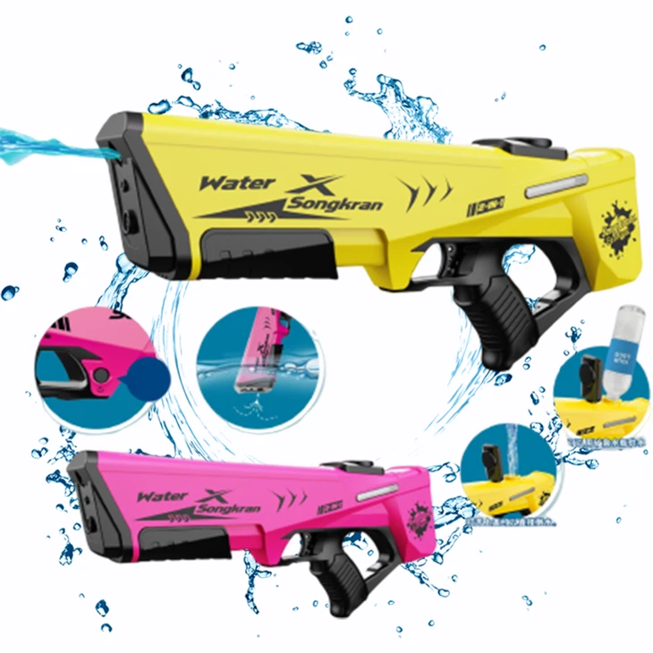 Bulk Songkran New Automatic Electric Water Squirt Blaster Toy - MOQ 5CTNS