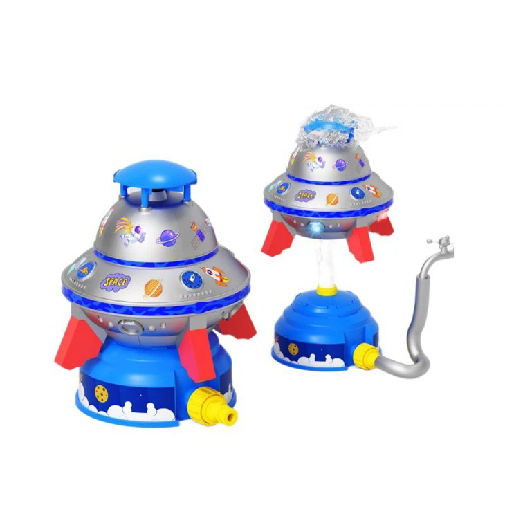 Bulk The UFO sprinkler has a light that can rotate - MOQ 5CTNS