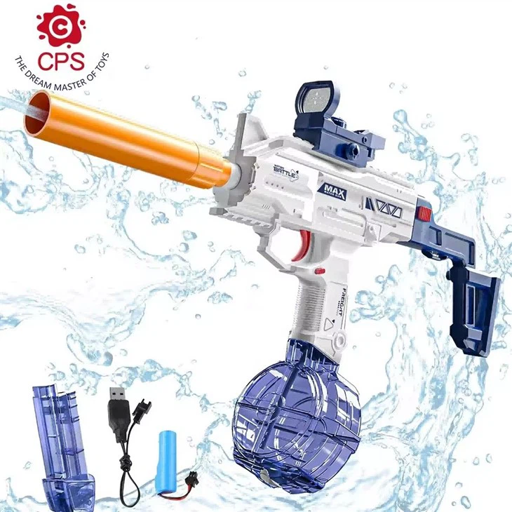 Bulk UZI Long Sword Automatic Water Blaster With Rechargeable Battery - MOQ 3CTNS