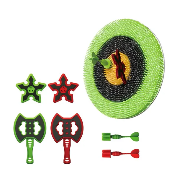 Throw target game set
