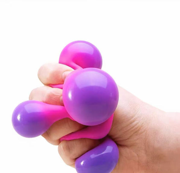 Flour Cubes Squeeze Toy, Colorful Cubes Squeeze Toy, Stress-